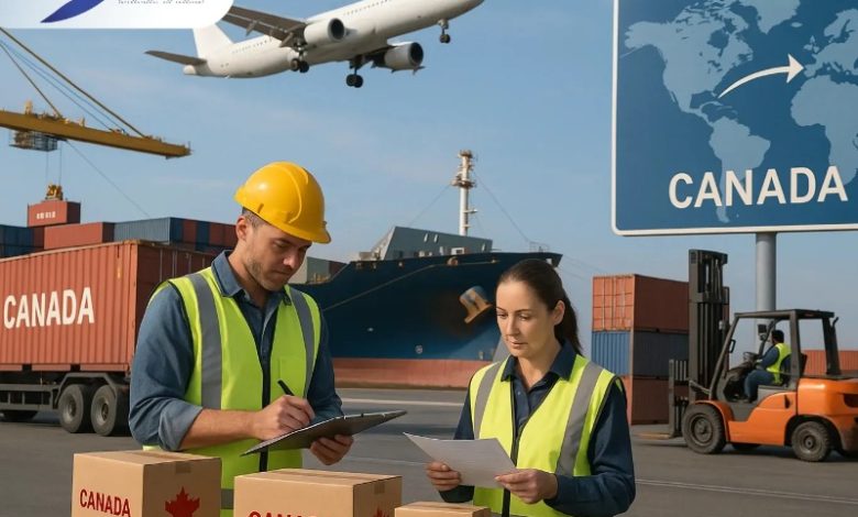 مراحل ارسال بار به کانادا